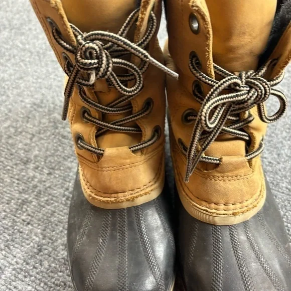 SOREL Women’s Slimpack II Lace Up Winter Snow Boot Tan/Black size: 8 - Picture 11 of 15